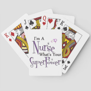 Nurse Superpower Spielkarten