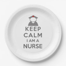 Nurse Symbol Behalten Calm I bin ein Krankenschwes