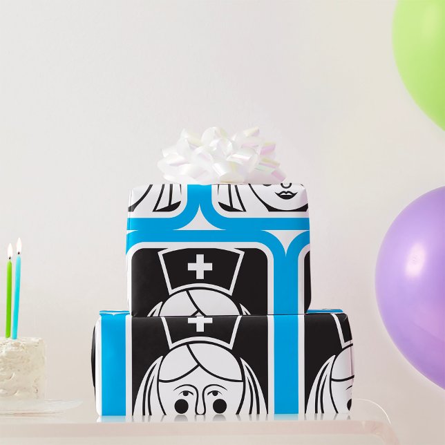 Nurse-Symbol Geschenkpapier (Von Creator hochgeladen)