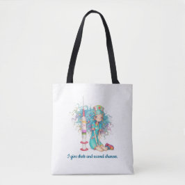 Nurse Tote Bag. I give shots and second chances.