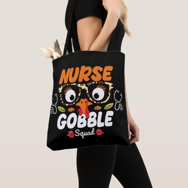 Nurse Turkey Gobble Squad Erntedank nähren (Von Nahem)