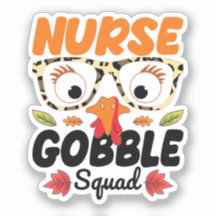 Nurse Turkey Gobble Squad nähren Lover Funny Mama