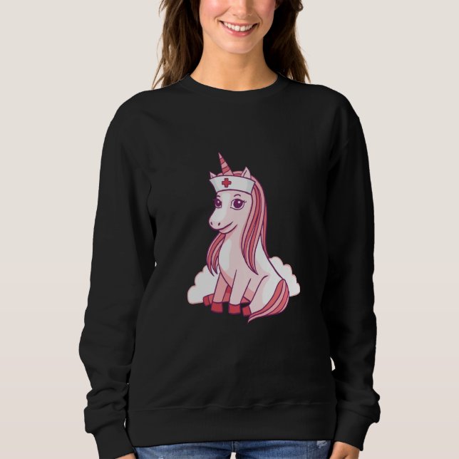 Nurse Unicorn Nursicorn Sweatshirt (Vorderseite)
