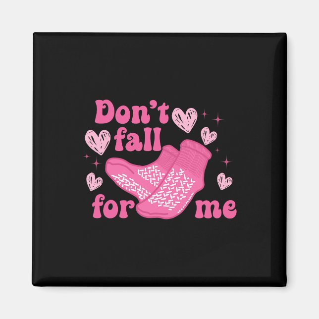 Nurse Valentine Non-Slip Socken Bitte fallen Sie n Magnet (Vorne)