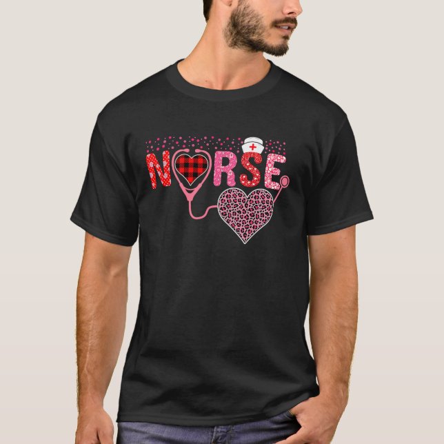 Nurse Valentines Day Cupids Favorite Nurse Life Nu T-Shirt (Vorderseite)