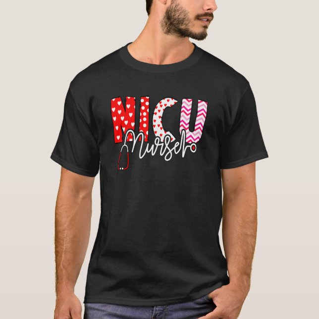 Nurse Valentinstag Valentinsgruß Scrub Top Frauen  (Vorderseite)