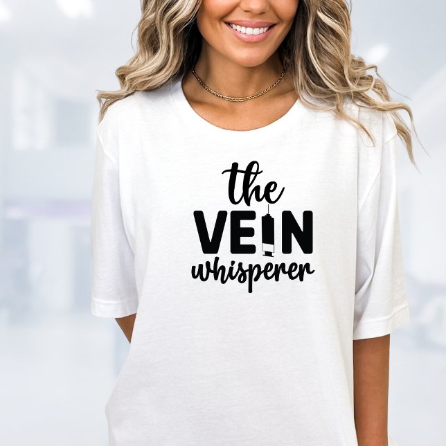 Nurse Vein Whisperer Funny T-Shirt (Von Creator hochgeladen)