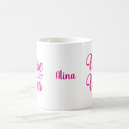 Nurse Vibes personalisiert den Namen Kaffeetasse
