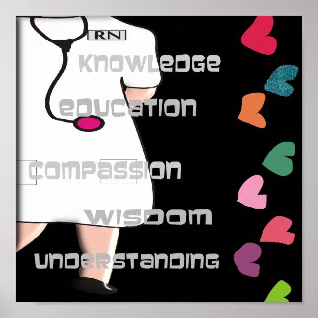 Nurse Week Art Poster (Vorne)