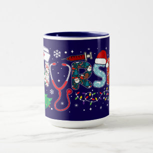 NURSE Weihnachtsdesign Tasse