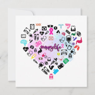 #nurselife, stillender Spaß, Krankenschwester, Kra Dankeskarte