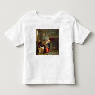 Nursemaid mit Baby in einem Innenraum Kleinkind T-shirt