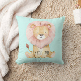 Nursery decor "Baby Oliver" Custom name Pillow Kissen