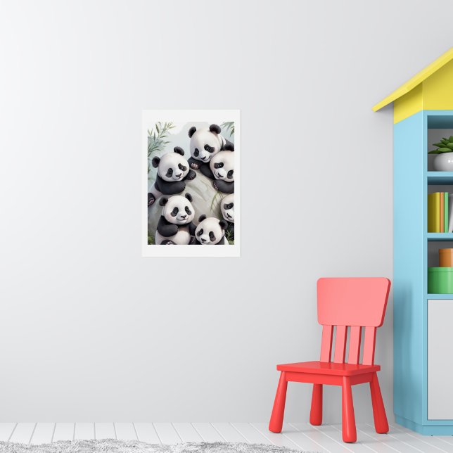 Nursery Panda Poster (Kinderzimmer 1)