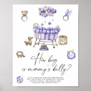 Nursery - wie groß ist Mamas Bauch Spiel Poster
