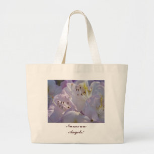 Nurses are Angels! gifts Tote bag Pastel Flowers Jumbo Stoffbeutel