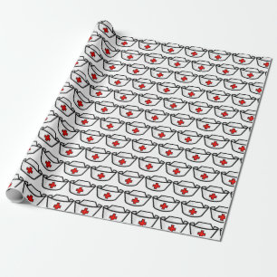 Nurses Cap Gift Wrap Geschenkpapier