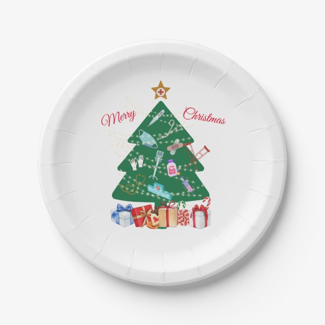 Nurses Christmas Party Paper Teller (Vorderseite)