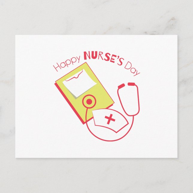 Nurses Day Postkarte (Vorderseite)