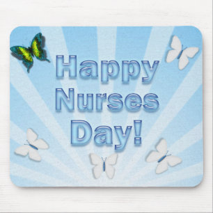 Nurses Day spendet Schmetterlinge Mousepad