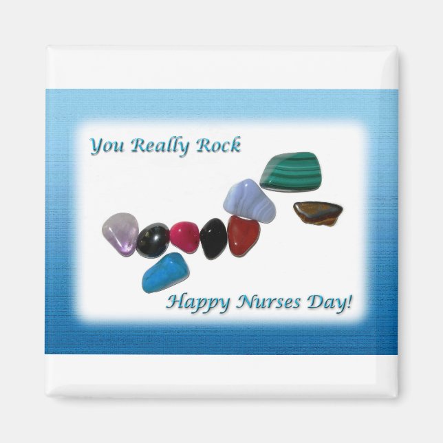 Nurses Day You Really Rock Magnet (Vorne)