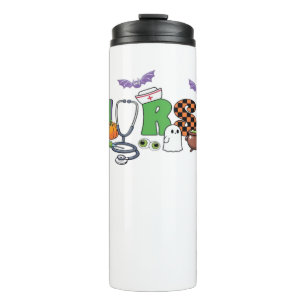 Nurses Halloween Classic T - Shirt Thermosbecher