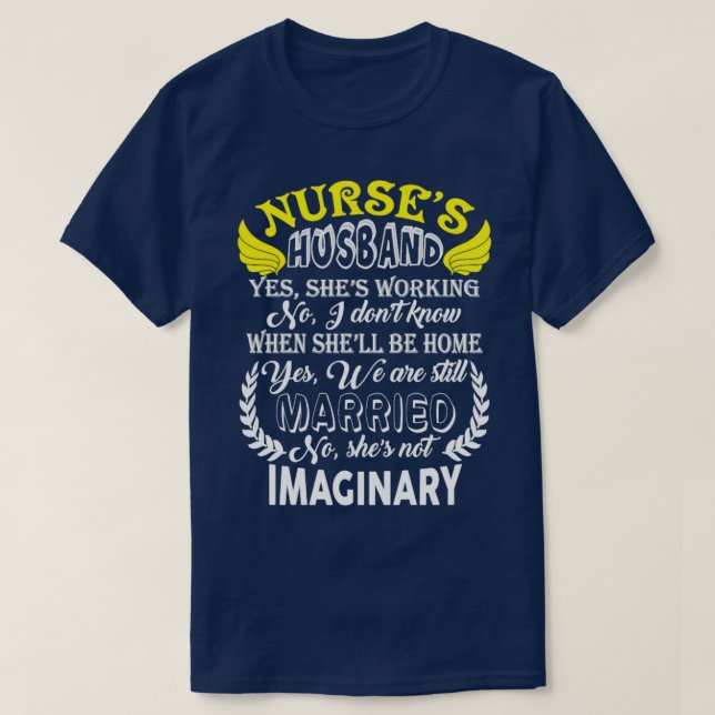 Nurses Husband T-Shirt (Design vorne)