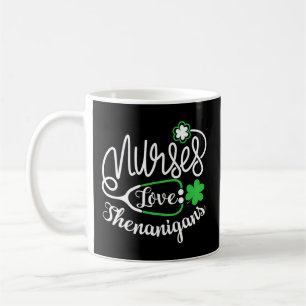 Nurses Liebe Shenanigans - Rn St Pattys Day Lucky  Kaffeetasse