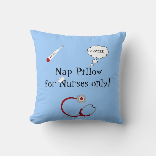 Nurses Nap Pillow-Stethoscope/Thermometer Kissen (Vorderseite)