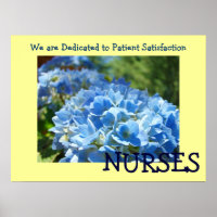 NURSES-Plakate für die Zufriedenheit der Patienten