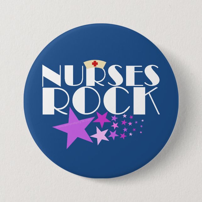 Nurses Rock Button (Vorderseite)