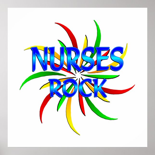 Nurses Rock Poster (Vorne)
