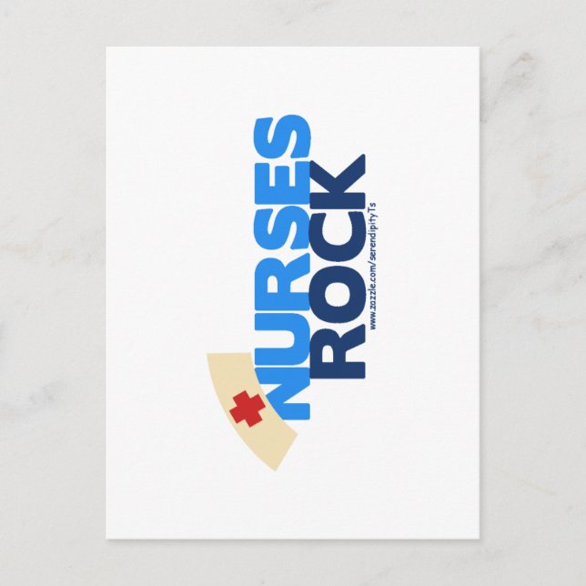 Nurses Rock Postkarte (Vorderseite)