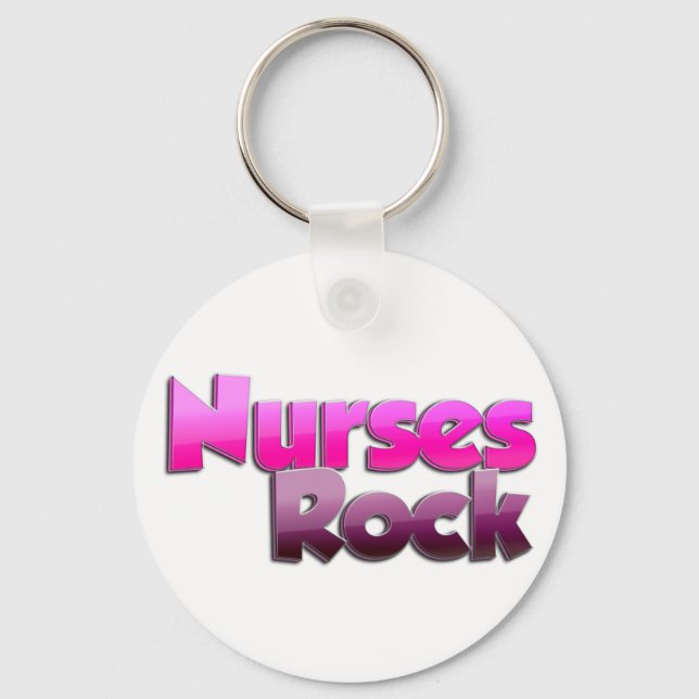 Nurses Rock Schlüsselanhänger (Vorderseite)