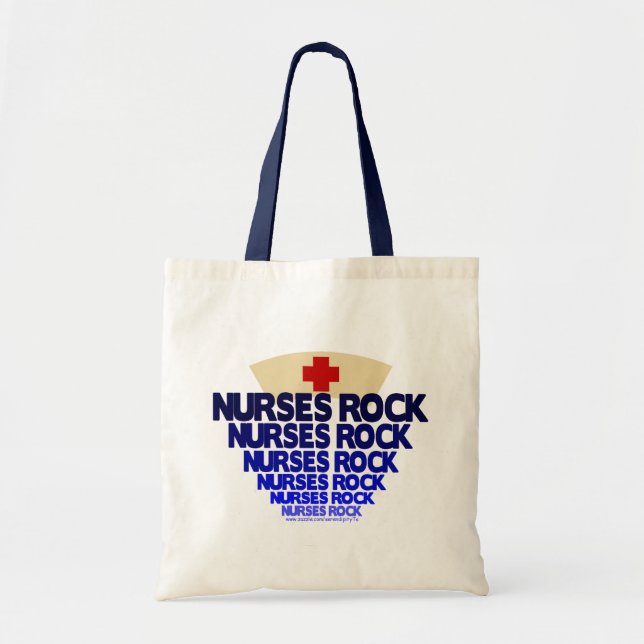 Nurses Rock Tragetasche (Vorne)