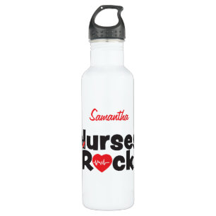 Nurses Rock Water Flasche Edelstahlflasche