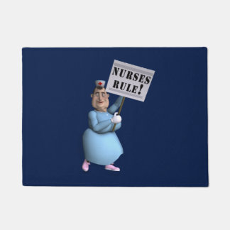 Nurses Rule! Fußmatte