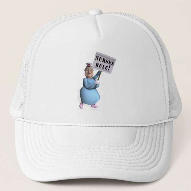 Nurses Rule! Truckerkappe (Vorderseite)
