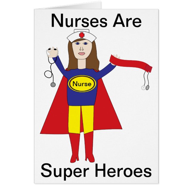 Nurses Super Heroes (Brünett) (Vorne)