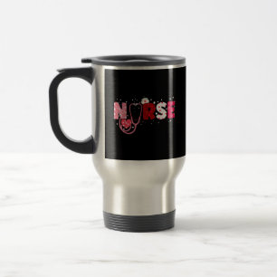 Nurses Valentinstag Hearts Stethoscope Gif For G Reisebecher