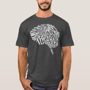 Nurses Week Brain Typografy RN Neuronurse T-Shirt
