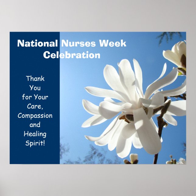 Nurses Week Celebration Plakate Danke (Vorne)