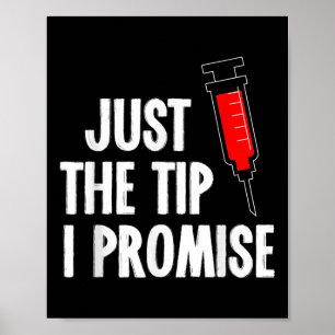 Nurses Week Shirt nur die Trinkspritze Krankenschw Poster