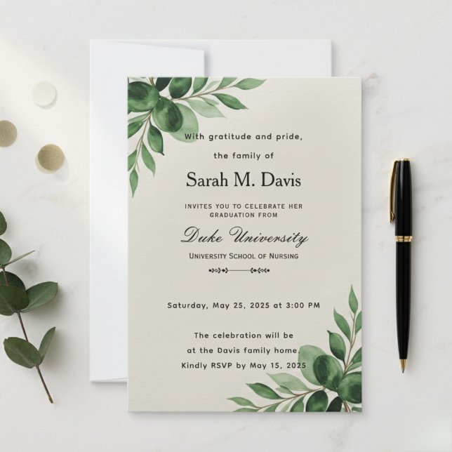 Nursing graduation invitation, custom graduation  (Von Creator hochgeladen)