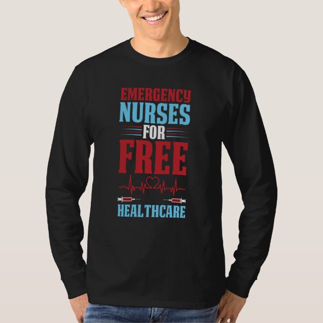 Nursing Healthcare Hospital  Caretaker Emergency N T-Shirt (Vorderseite)