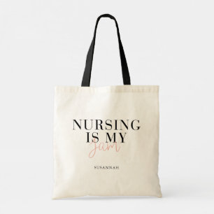 Nursing ist mein Jam Modern Stylish Nurse Geschenk Tragetasche