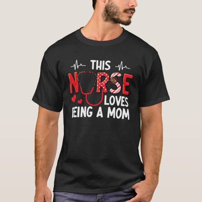 Nursing Mom Nursing Mama Nursing Practitioner Nurs T-Shirt (Vorderseite)