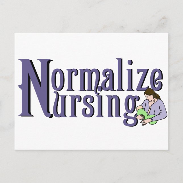 Nursing normalisieren postkarte (Vorderseite)