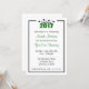 Nursing School 2017 Abschluss Invite (Green Caps) Einladung (Vorderseite/Rückseite Beispiel)