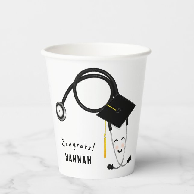 Nursing School Graduation Party Pappbecher (Vorderseite)